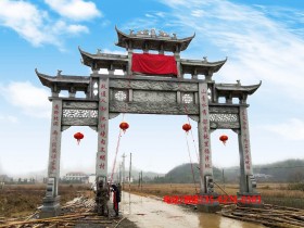 安徽乡村门楼牌坊三大特色造型