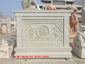 别墅庭院影壁墙图片_石雕照壁图案设计