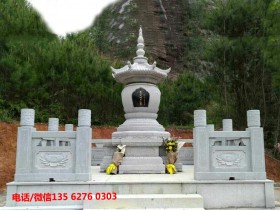 石雕佛塔舍利塔定做图片