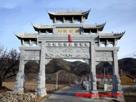 农村修建牌楼牌坊设计图片大全